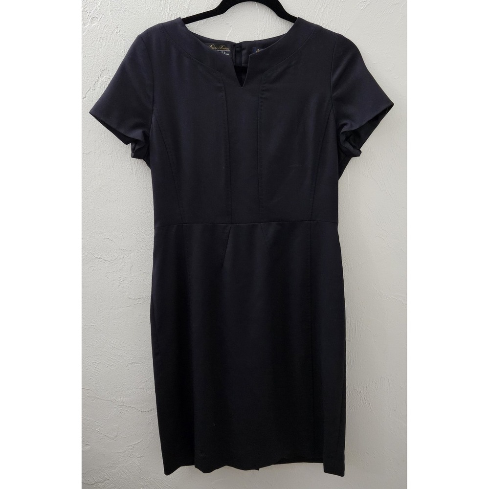 Brooks Brothers Women's Dress Size 10P Navy Blue Career Work Business Designer